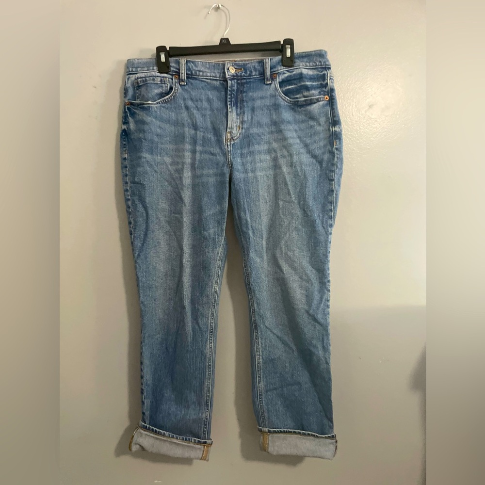 Old Navy Boyfriend cuffed denim